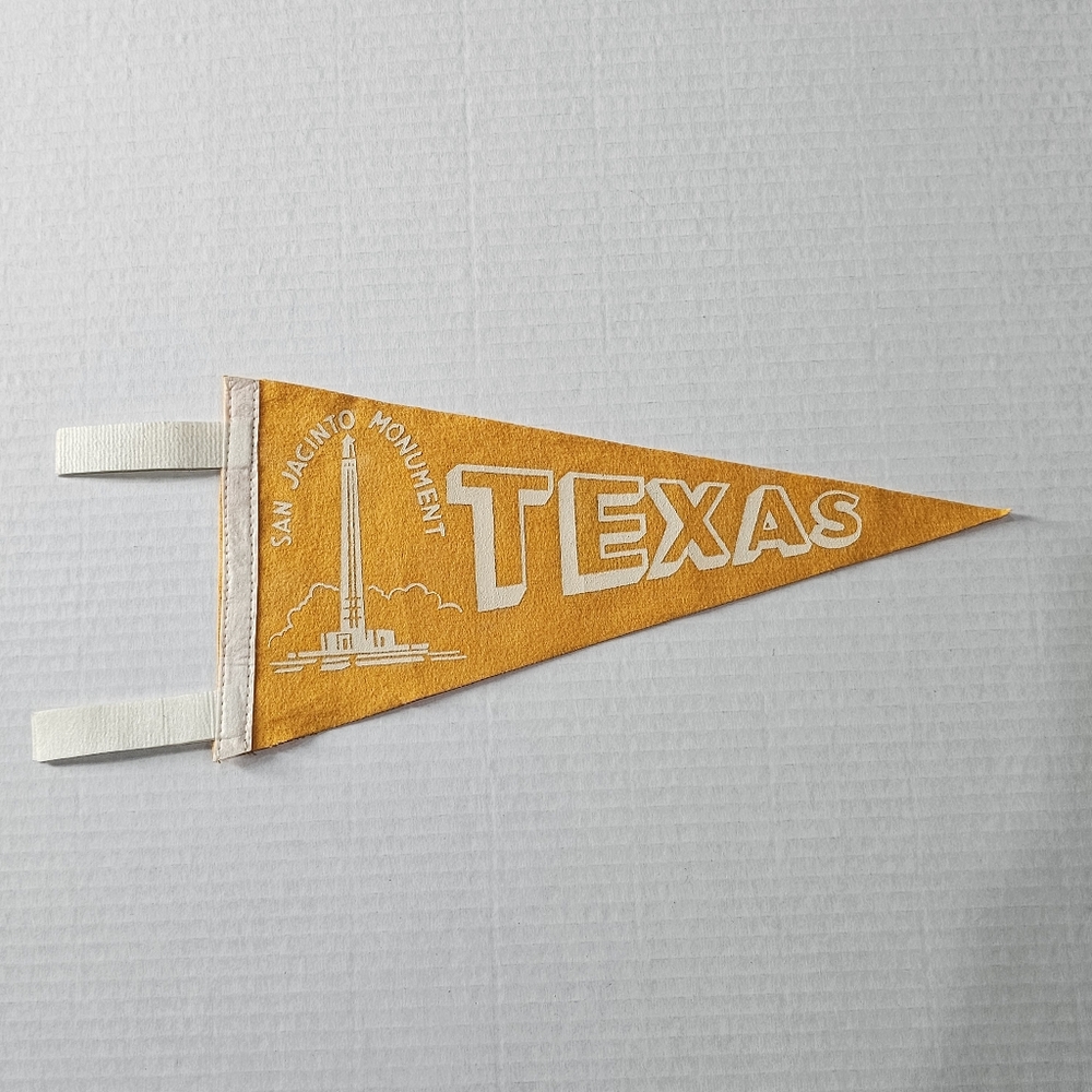 Texas Revolution Pennant San Jacinto Monument Sam Houston Republic of Texas - Picture 8 of 8